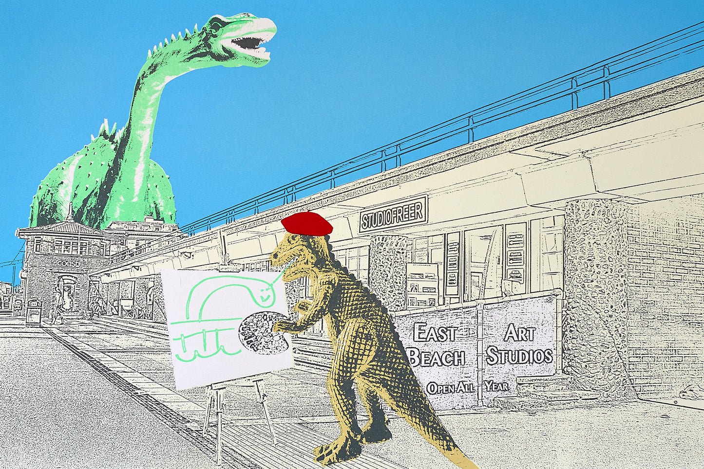 Artistic Allosaurus - Ed Watts Studio