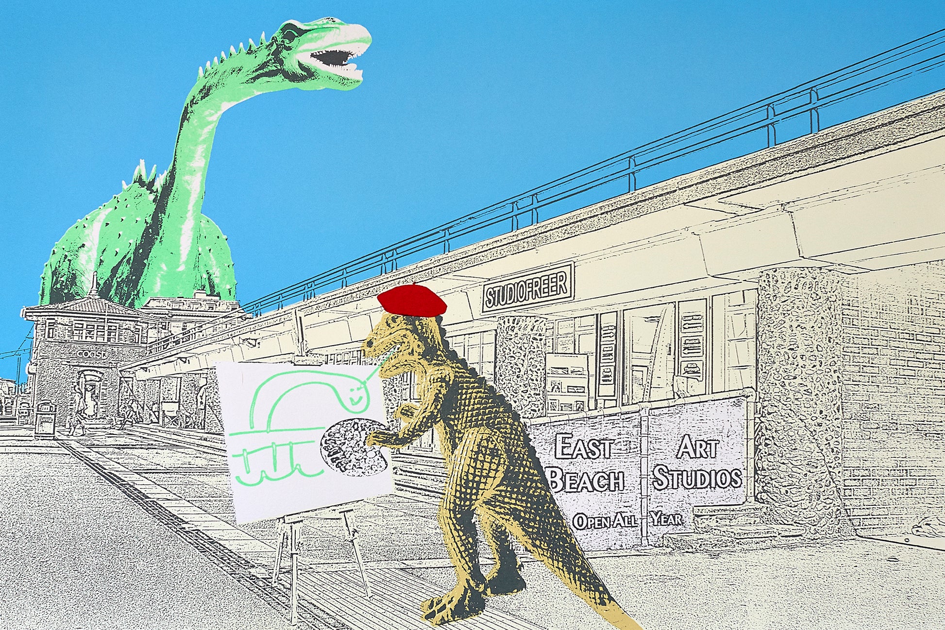 Artistic Allosaurus - Ed Watts Studio