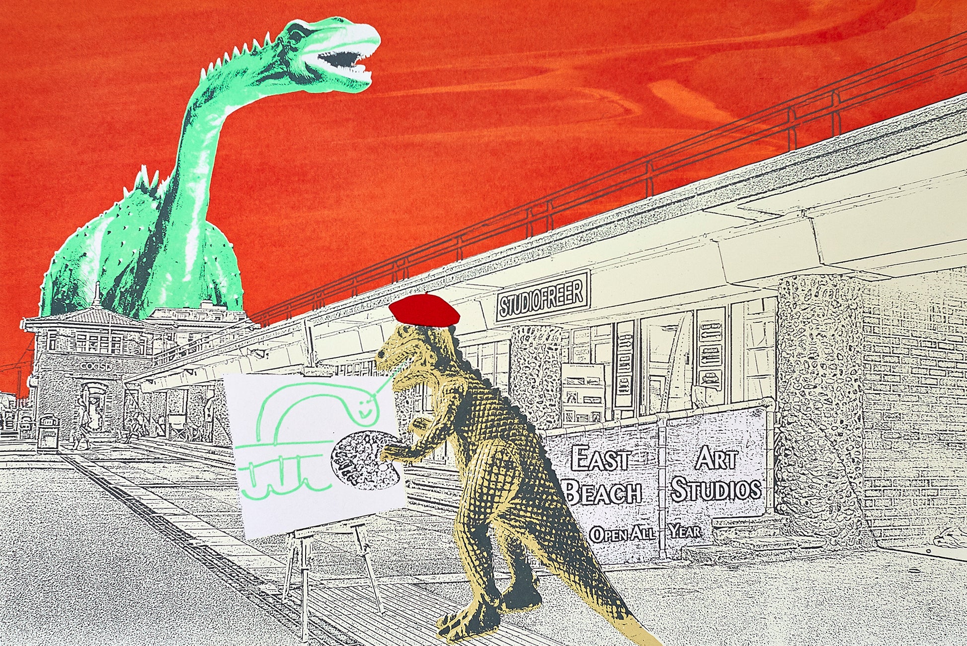 Artistic Allosaurus - Ed Watts Studio
