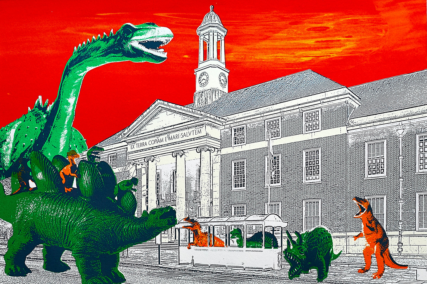 All Aboard The Dino Bus - Ed Watts Studio
