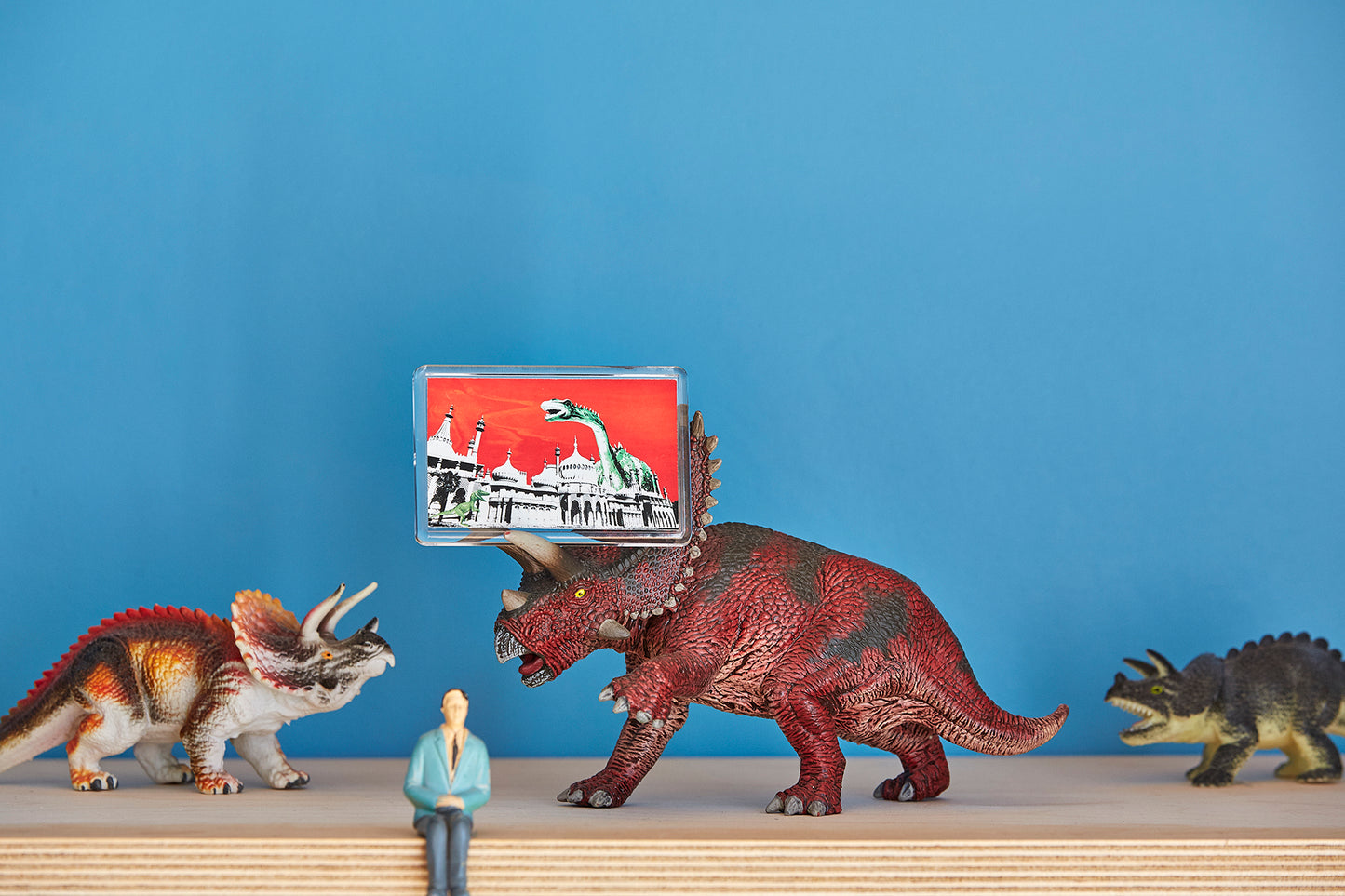 Dippy Visits Brighton Fridge Magnet - Ed Watts Studio