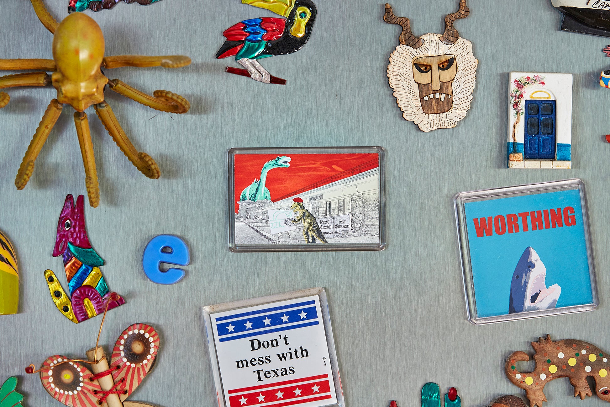 Artistic Allosaurus Fridge Magnet - Ed Watts Studio