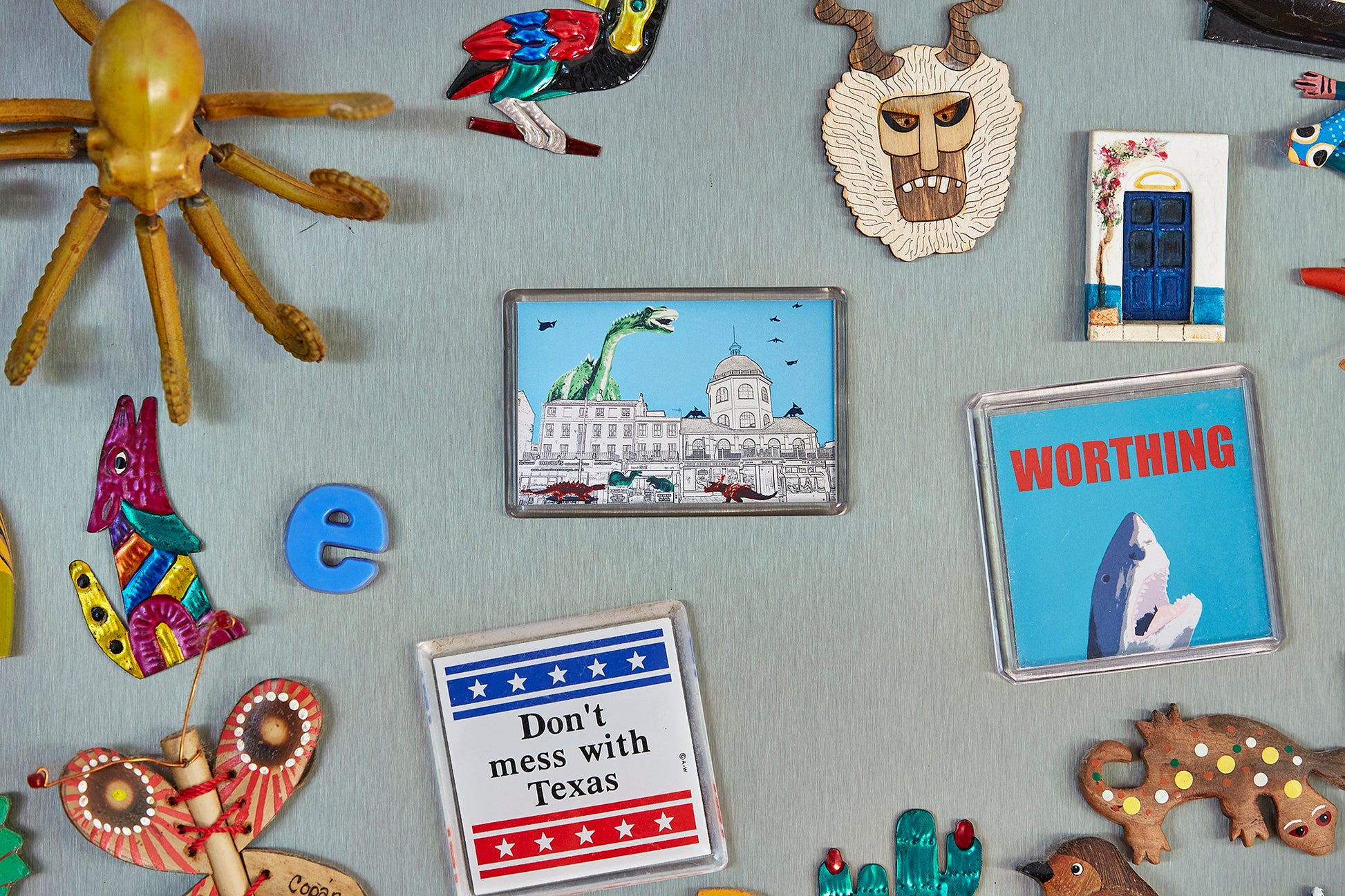 Dome Cinema Dinos Fridge Magnet - Ed Watts Studio