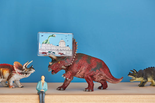 Dome Cinema Dinos Fridge Magnet - Ed Watts Studio