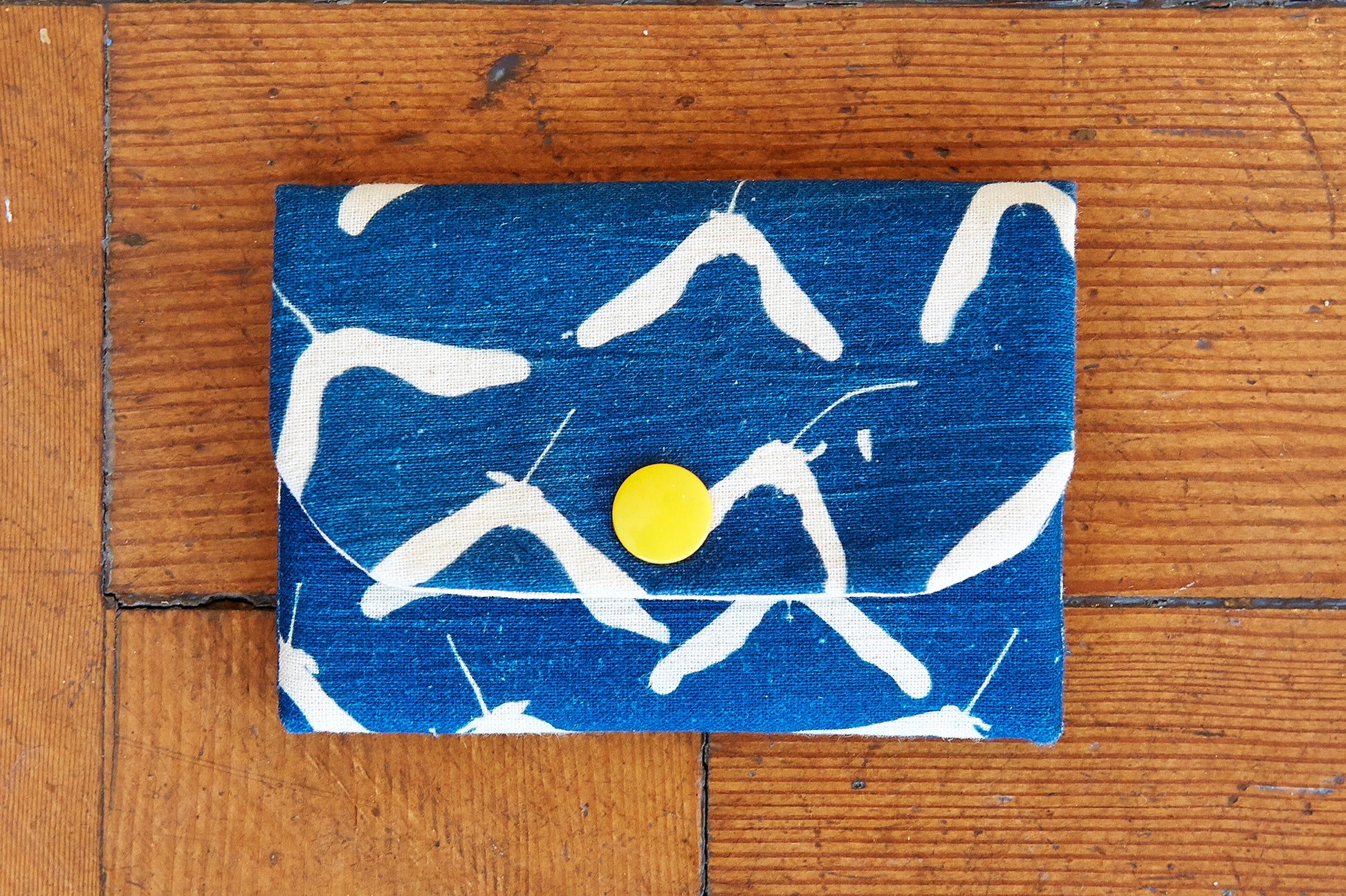 Handmade Cyanotype Card Wallet - Ed Watts Studio
