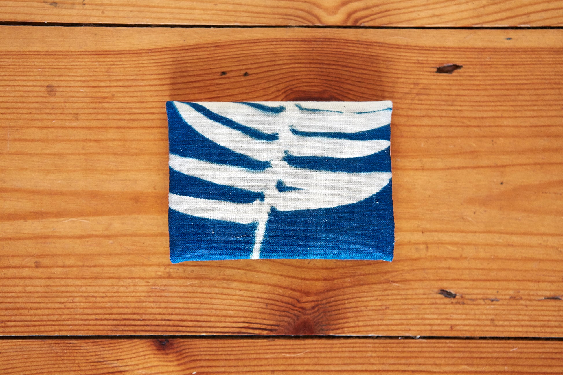 Handmade Cyanotype Card Wallet - Ed Watts Studio
