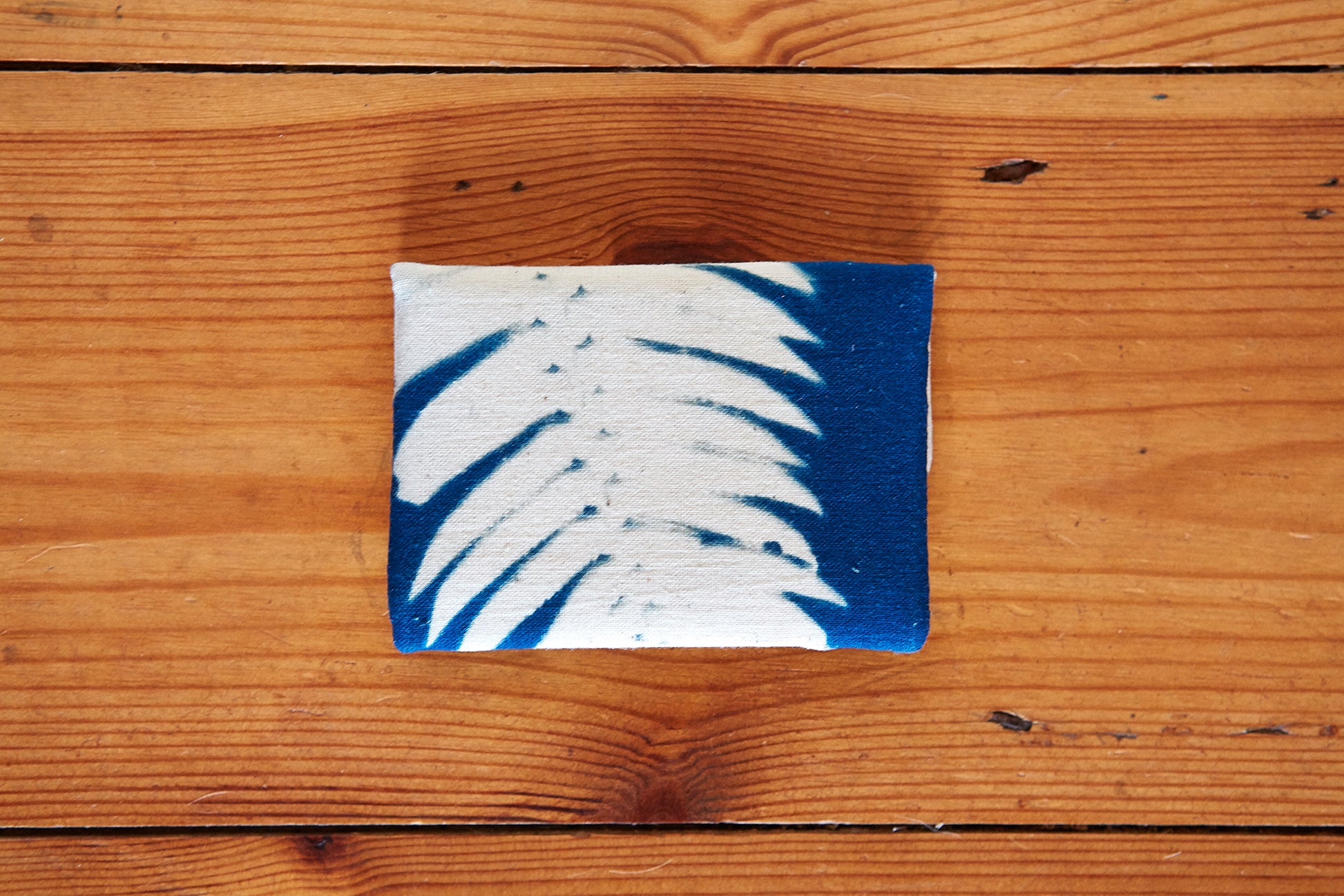 Handmade Cyanotype Card Wallet - Ed Watts Studio
