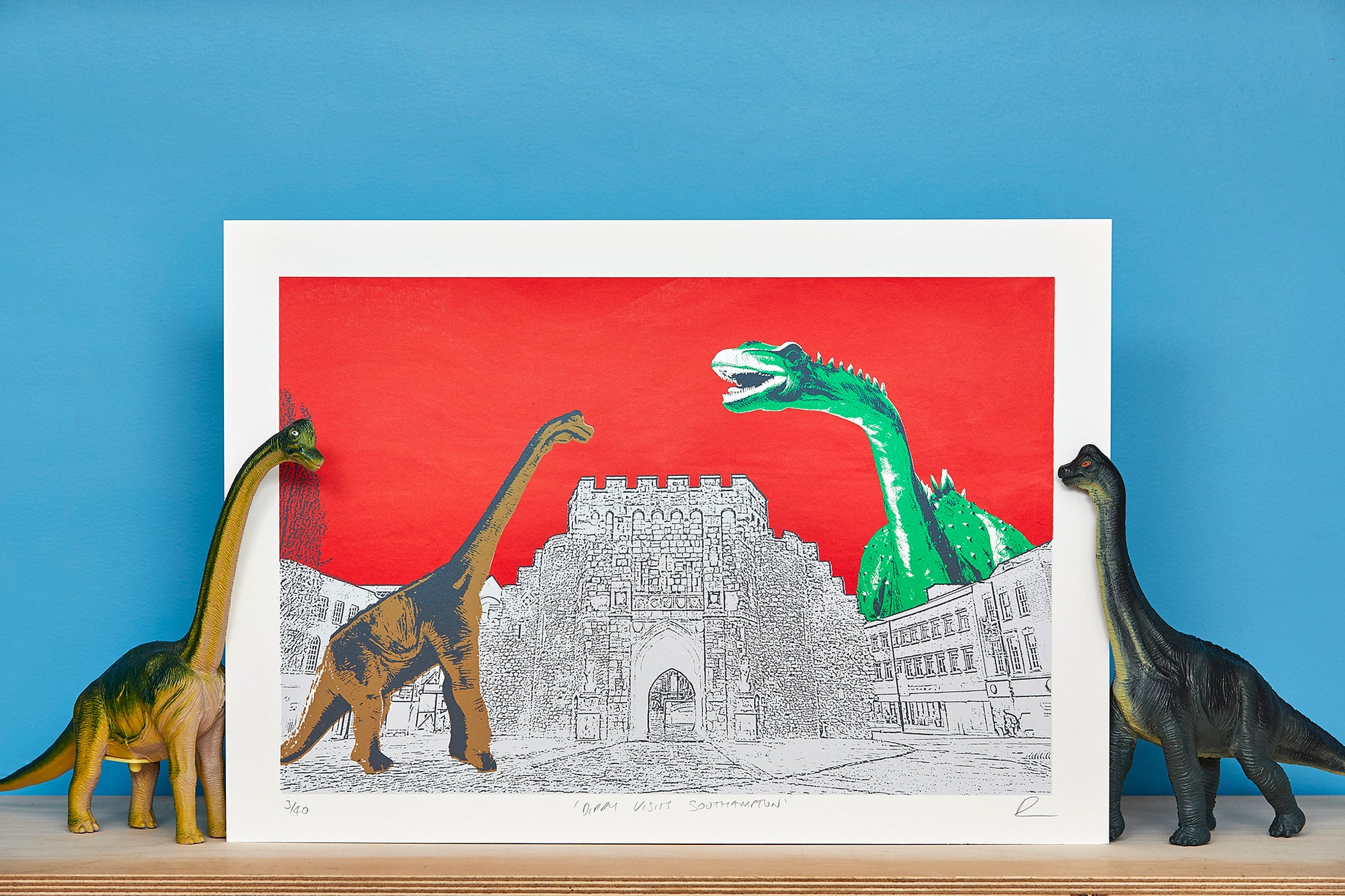 Dippy Visits Southampton - Ed Watts Studio