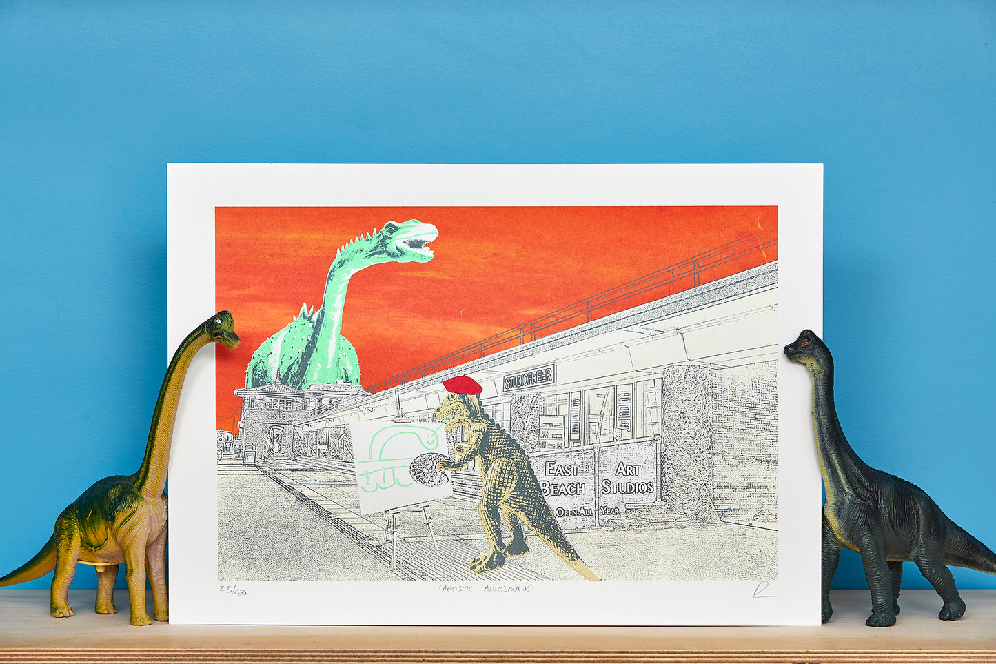 Artistic Allosaurus - Ed Watts Studio