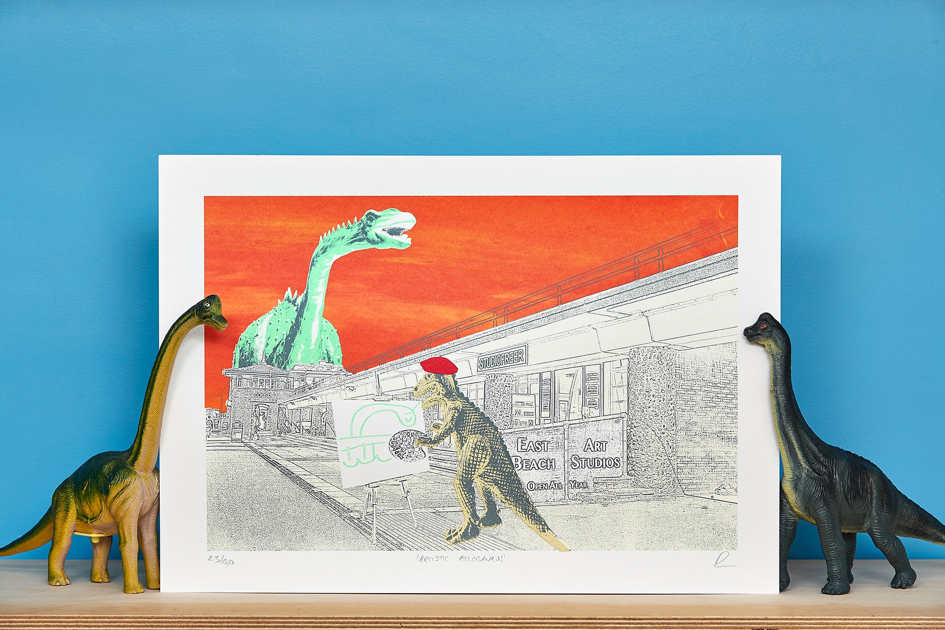 Artistic Allosaurus - Ed Watts Studio