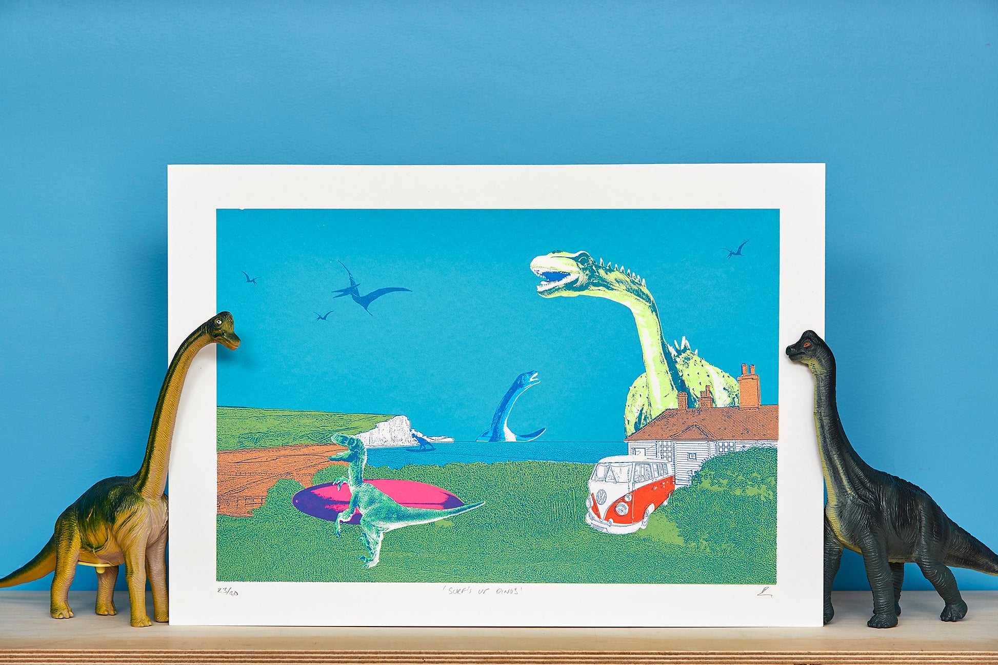 Surf's Up Dinos - Ed Watts Studio