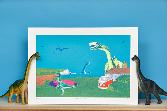 Surf's Up Dinos - Ed Watts Studio