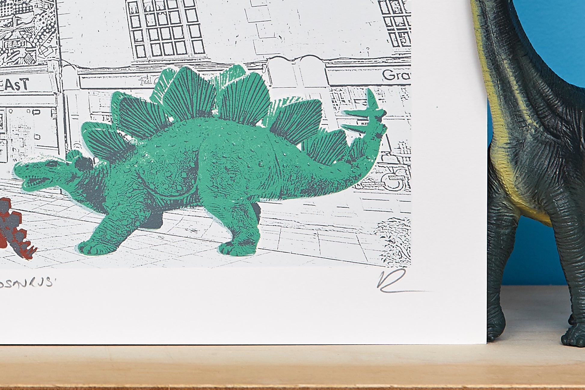 Shopping Stegosaurus - Ed Watts Studio