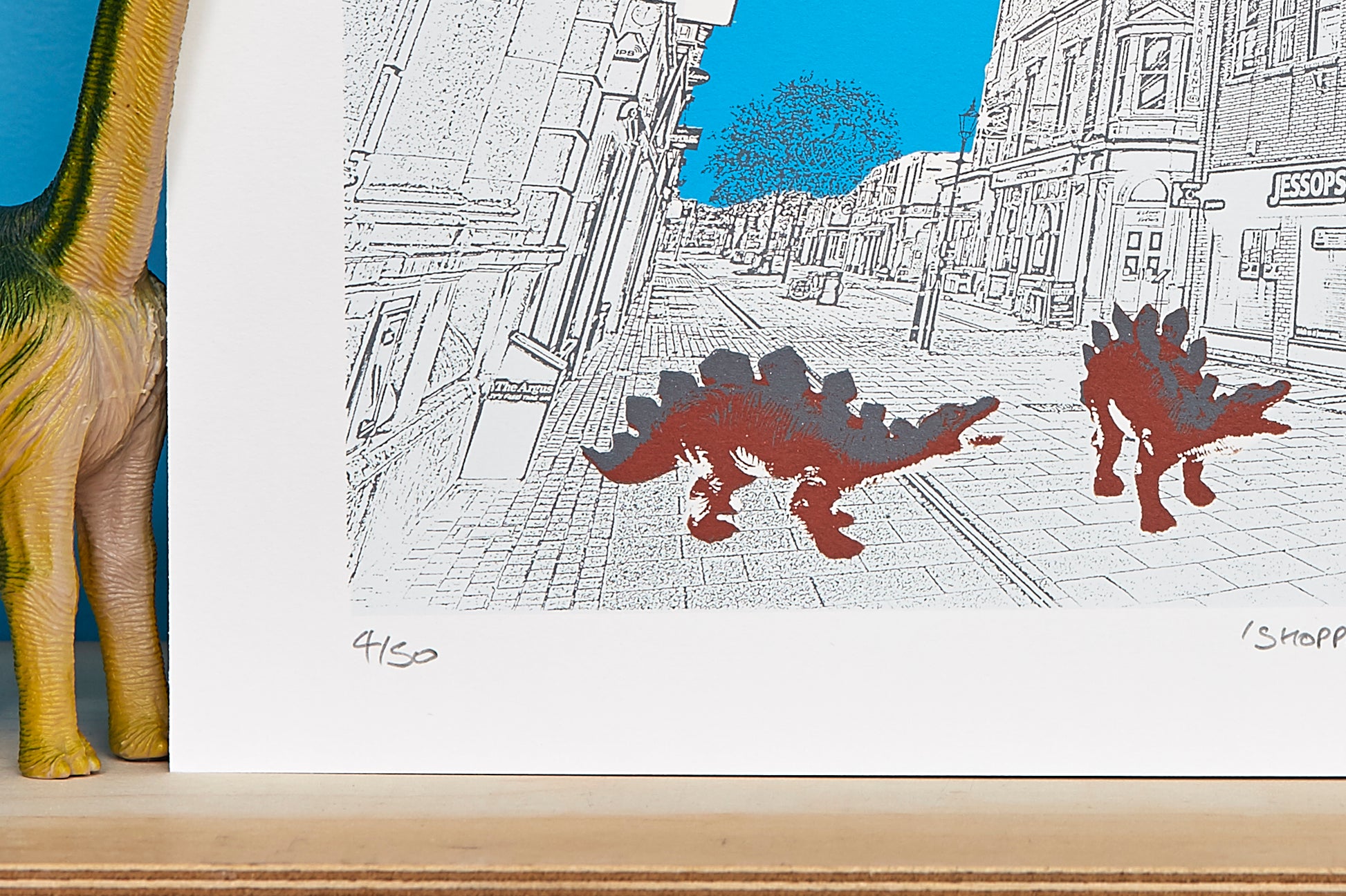 Shopping Stegosaurus - Ed Watts Studio
