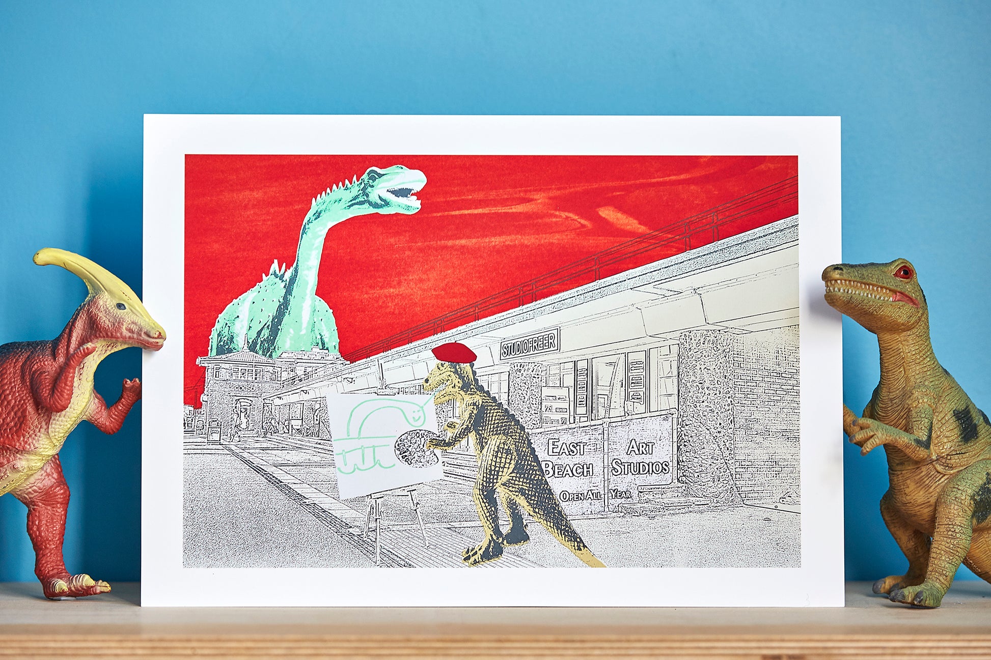 Artistic Allosaurus - Ed Watts Studio