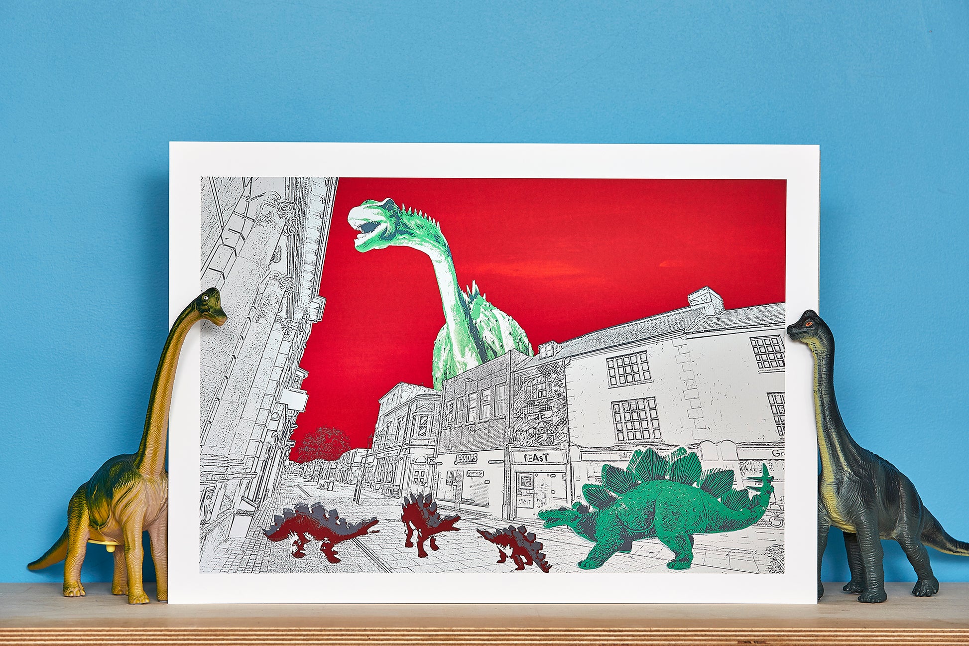 Shopping Stegosaurus - Ed Watts Studio