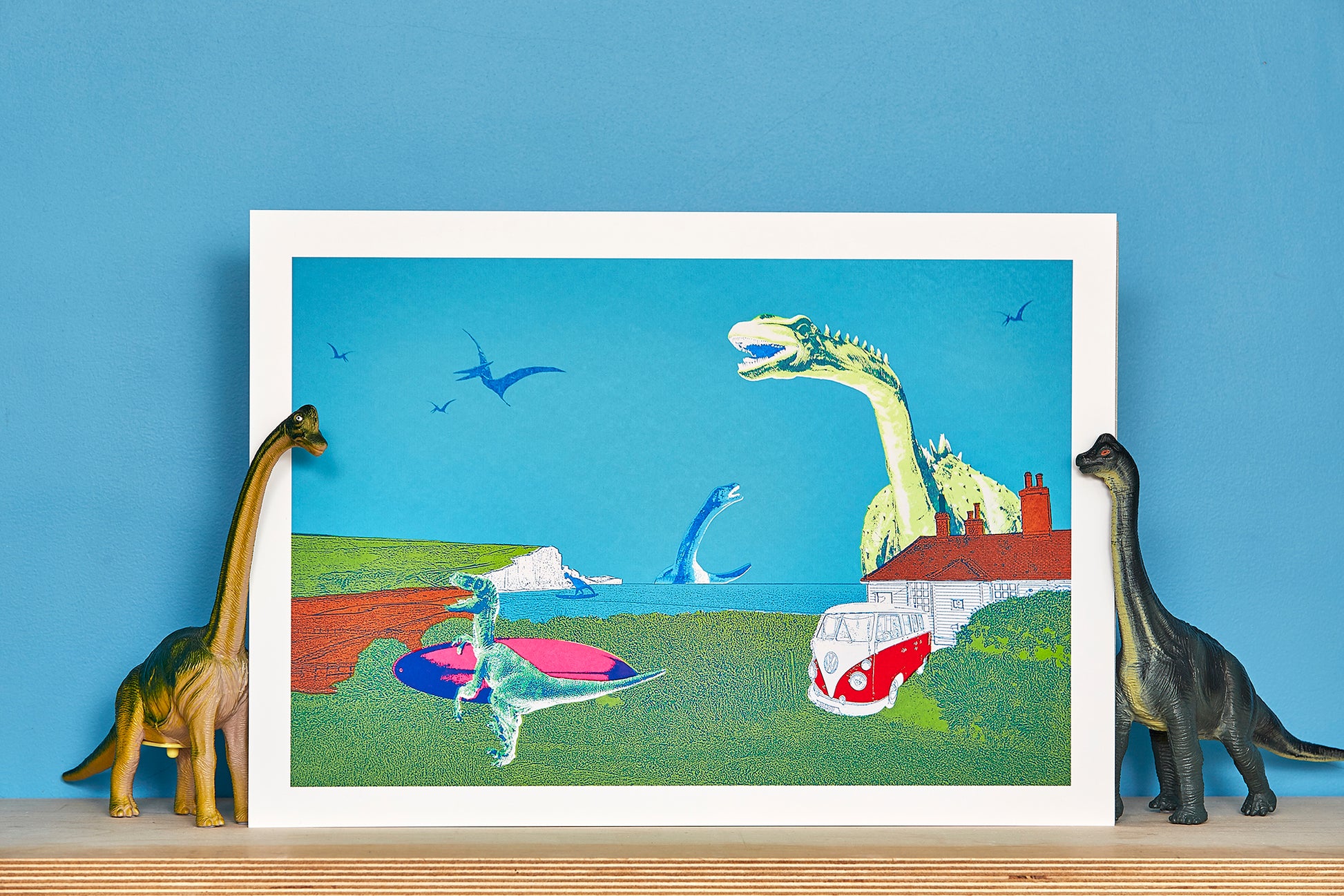 Surf's Up Dinos - Ed Watts Studio