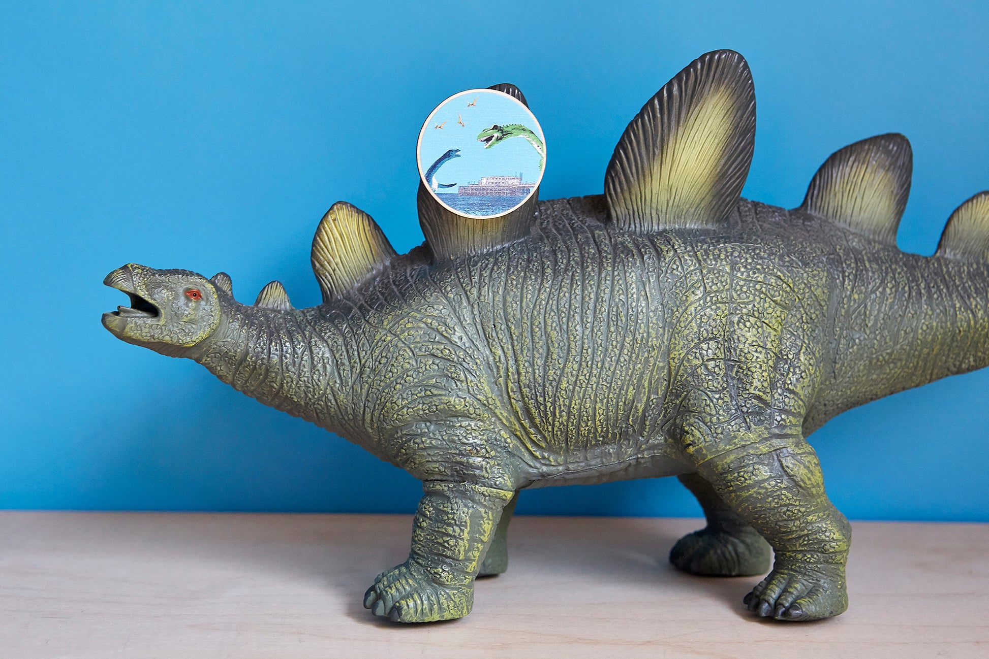 Dippy Finds Love Pin Badge - Ed Watts Studio
