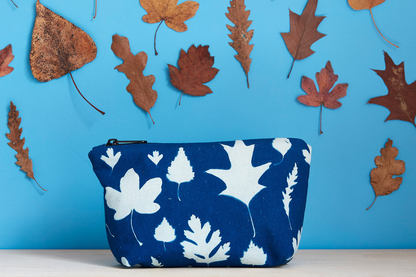 Unique Cyanotype Pouch - Ed Watts Studio