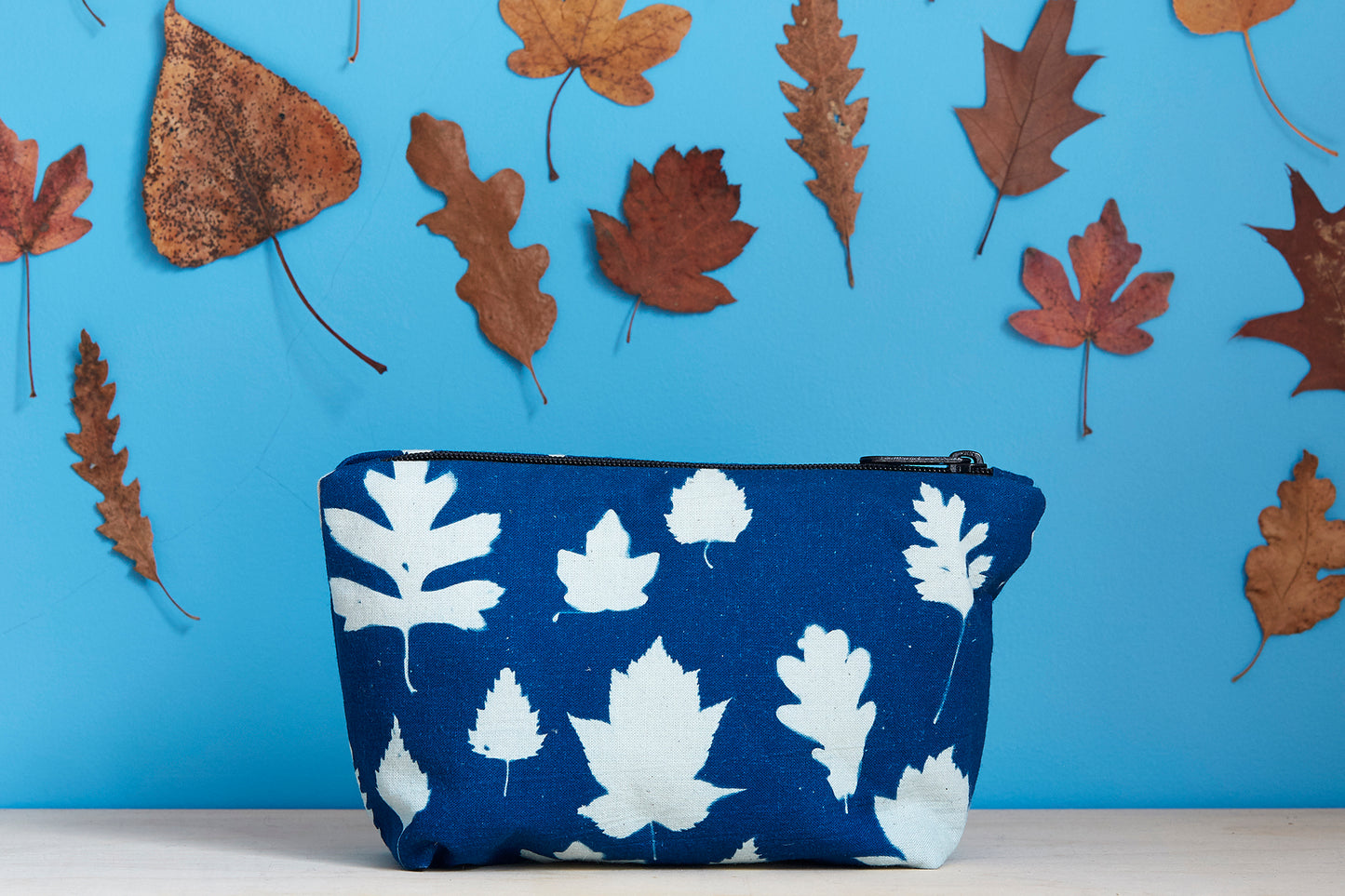 Unique Cyanotype Pouch - Ed Watts Studio