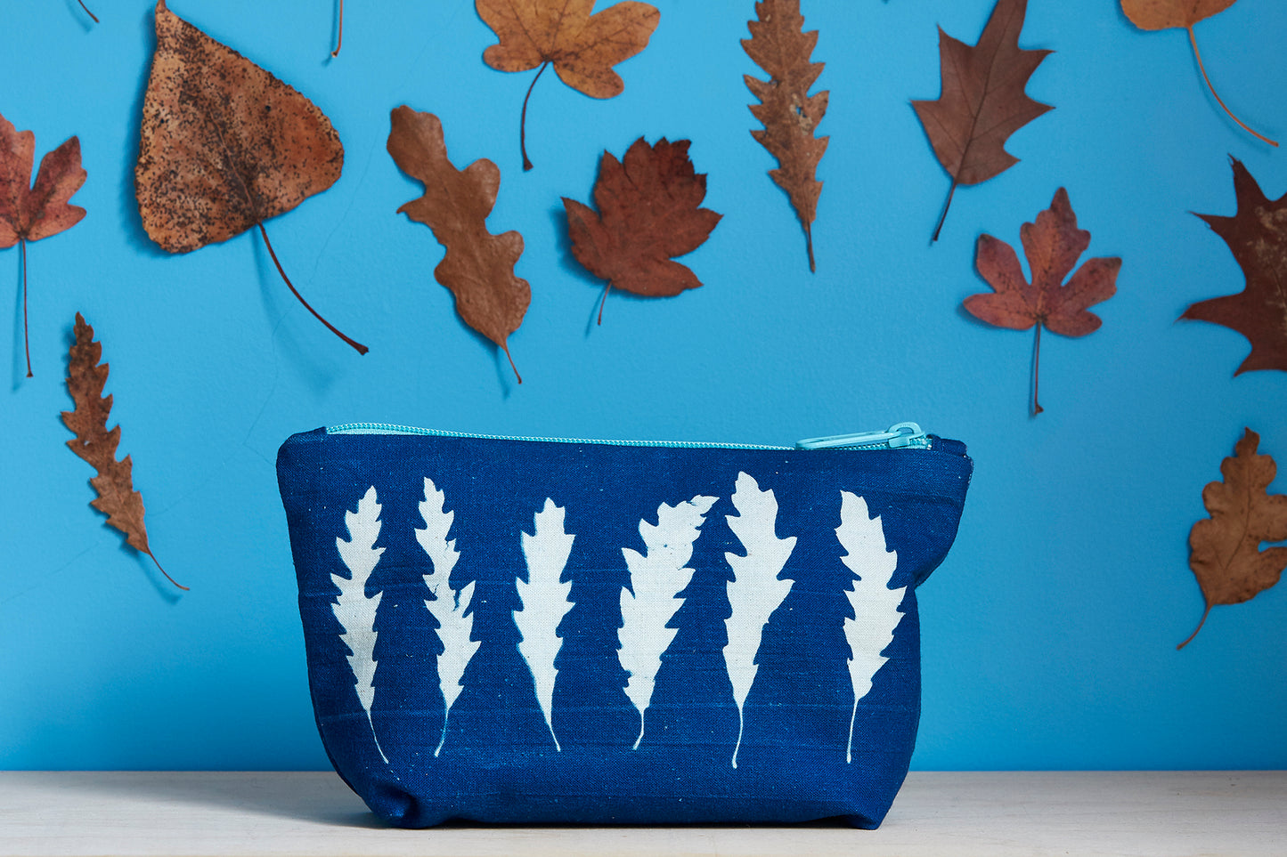 Unique Cyanotype Pouch - Ed Watts Studio