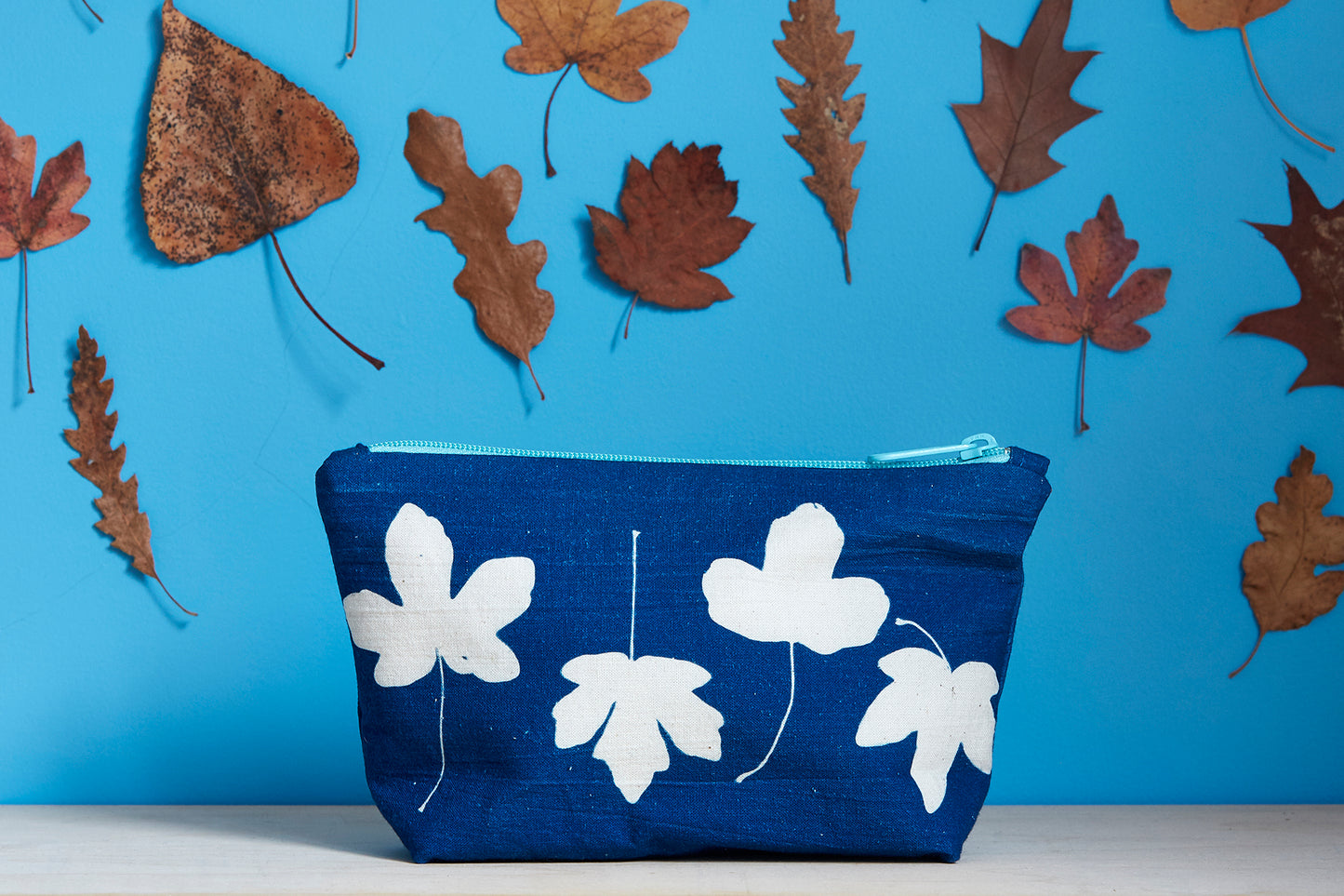 Unique Cyanotype Pouch - Ed Watts Studio