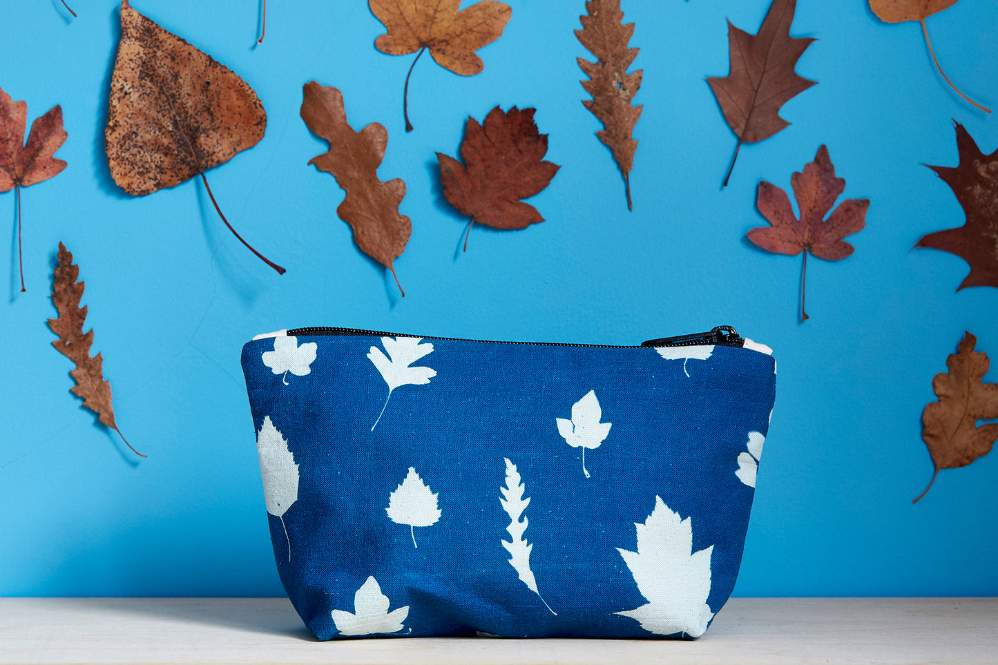 Unique Cyanotype Pouch - Ed Watts Studio