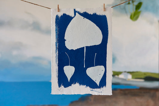 'Untitled' Cyanotype A4 Print - Ed Watts Studio
