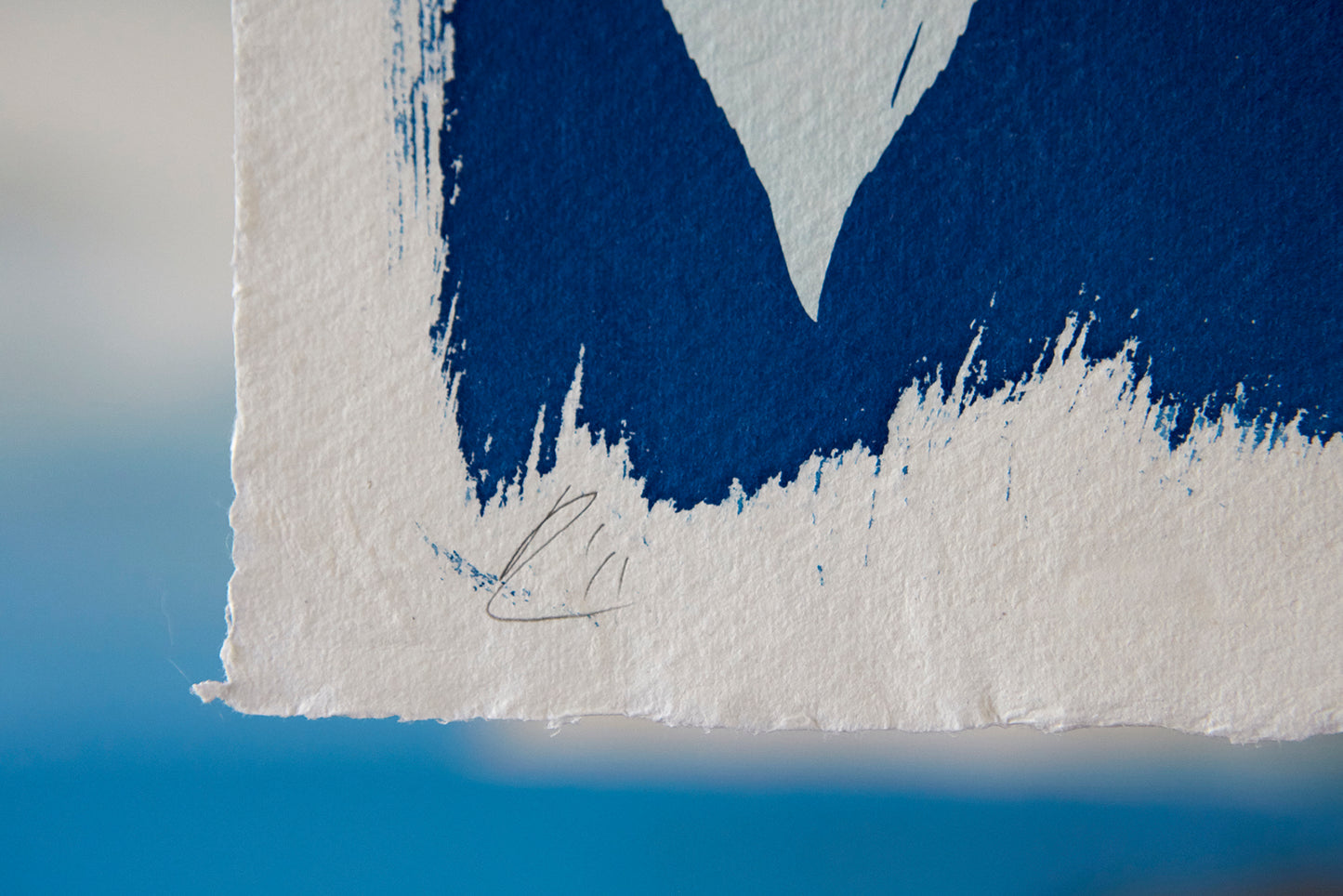 'Untitled' Cyanotype A4 Print - Ed Watts Studio