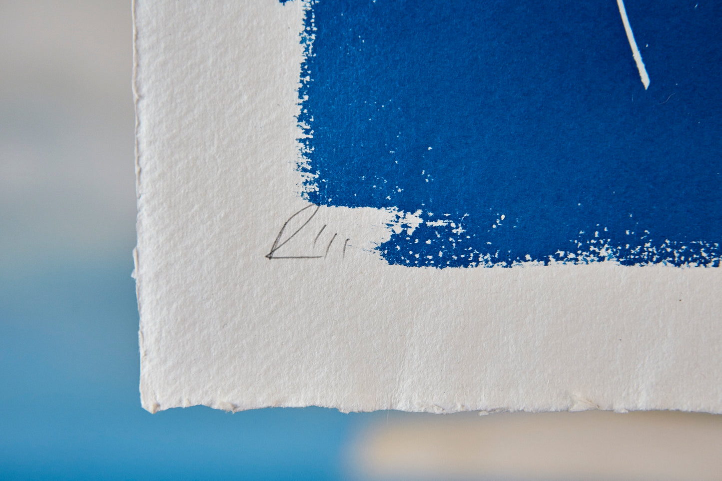 'Untitled' Cyanotype A4 Print - Ed Watts Studio