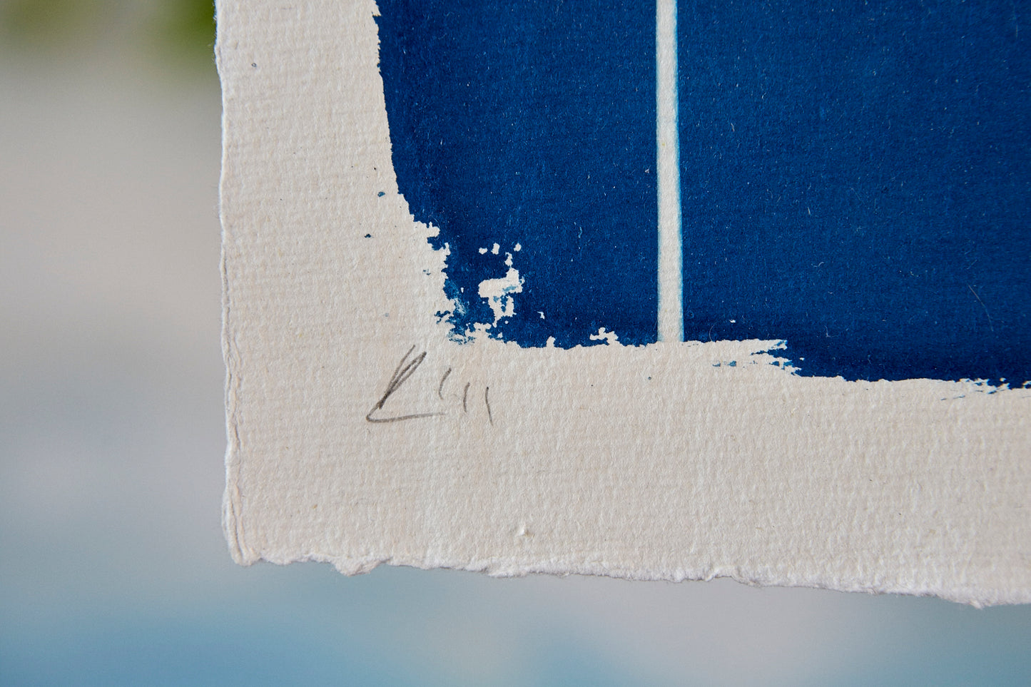 'Untitled' Cyanotype Print - Ed Watts Studio