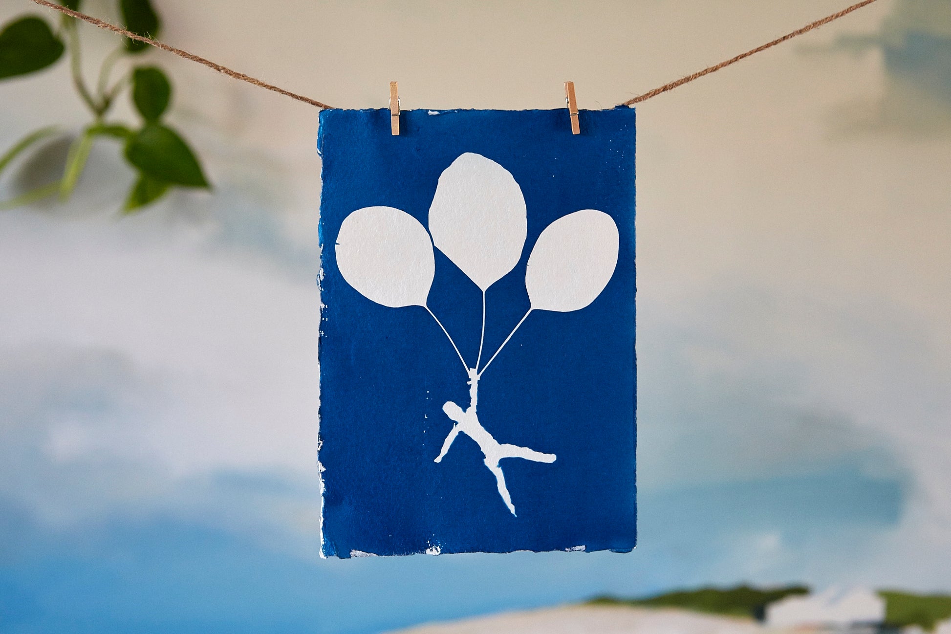 'Untitled' Cyanotype A5 Print - Ed Watts Studio