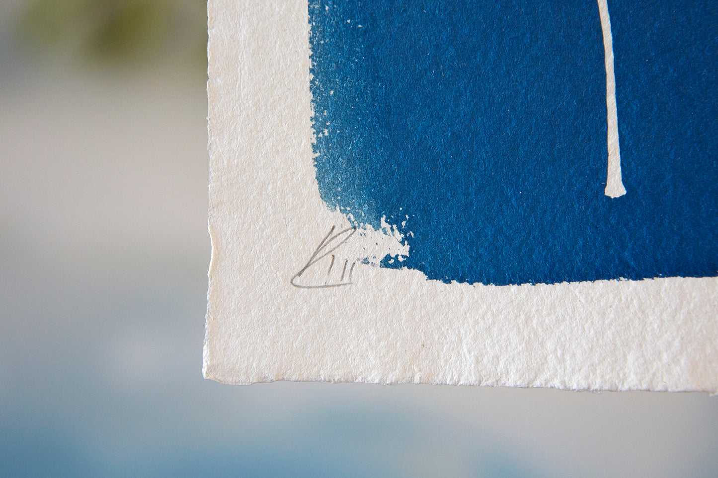 'Untitled' Cyanotype A4 Print - Ed Watts Studio
