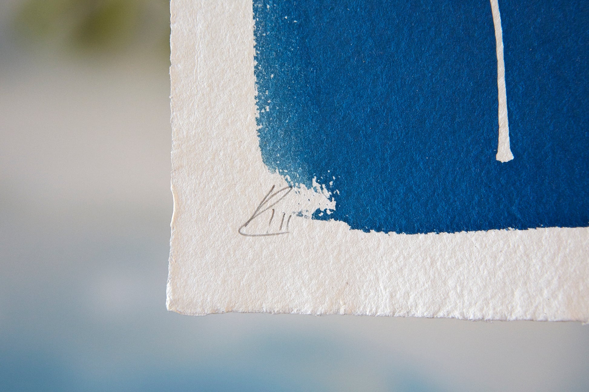 'Untitled' Cyanotype A4 Print - Ed Watts Studio