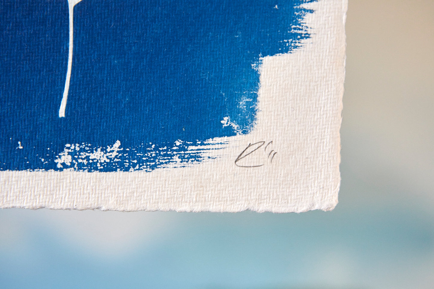 'Untitled' Cyanotype A4 Print - Ed Watts Studio
