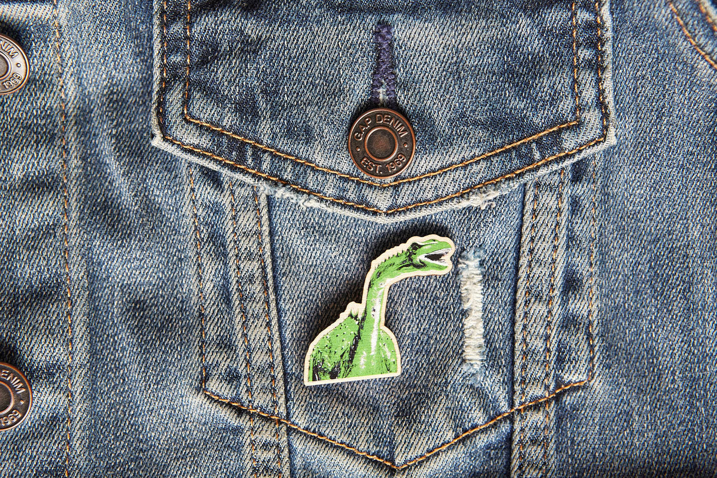 Dippy Pin Badge - Ed Watts Studio