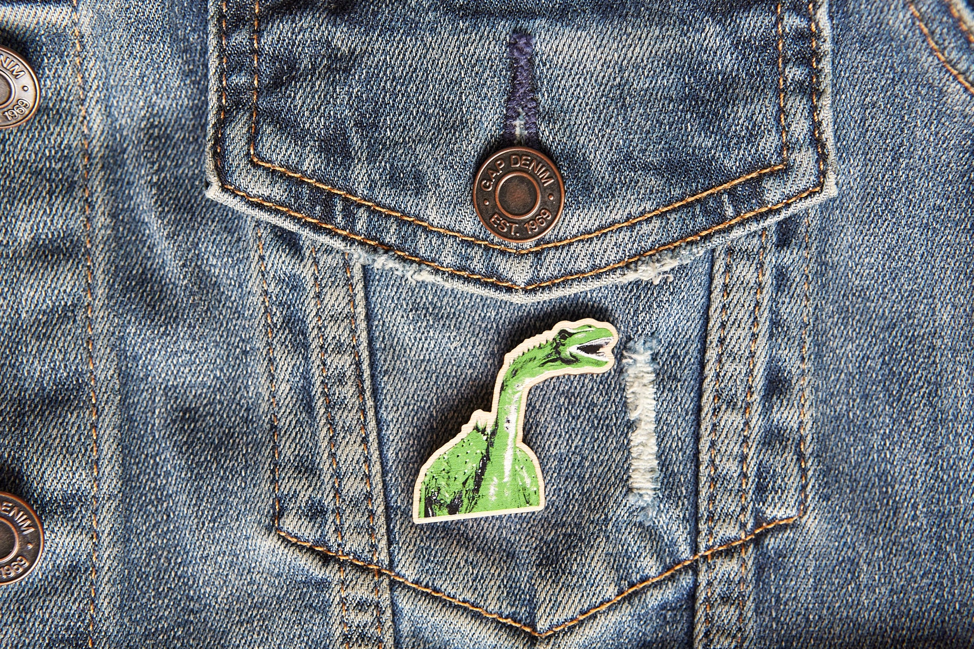 Dippy Pin Badge - Ed Watts Studio
