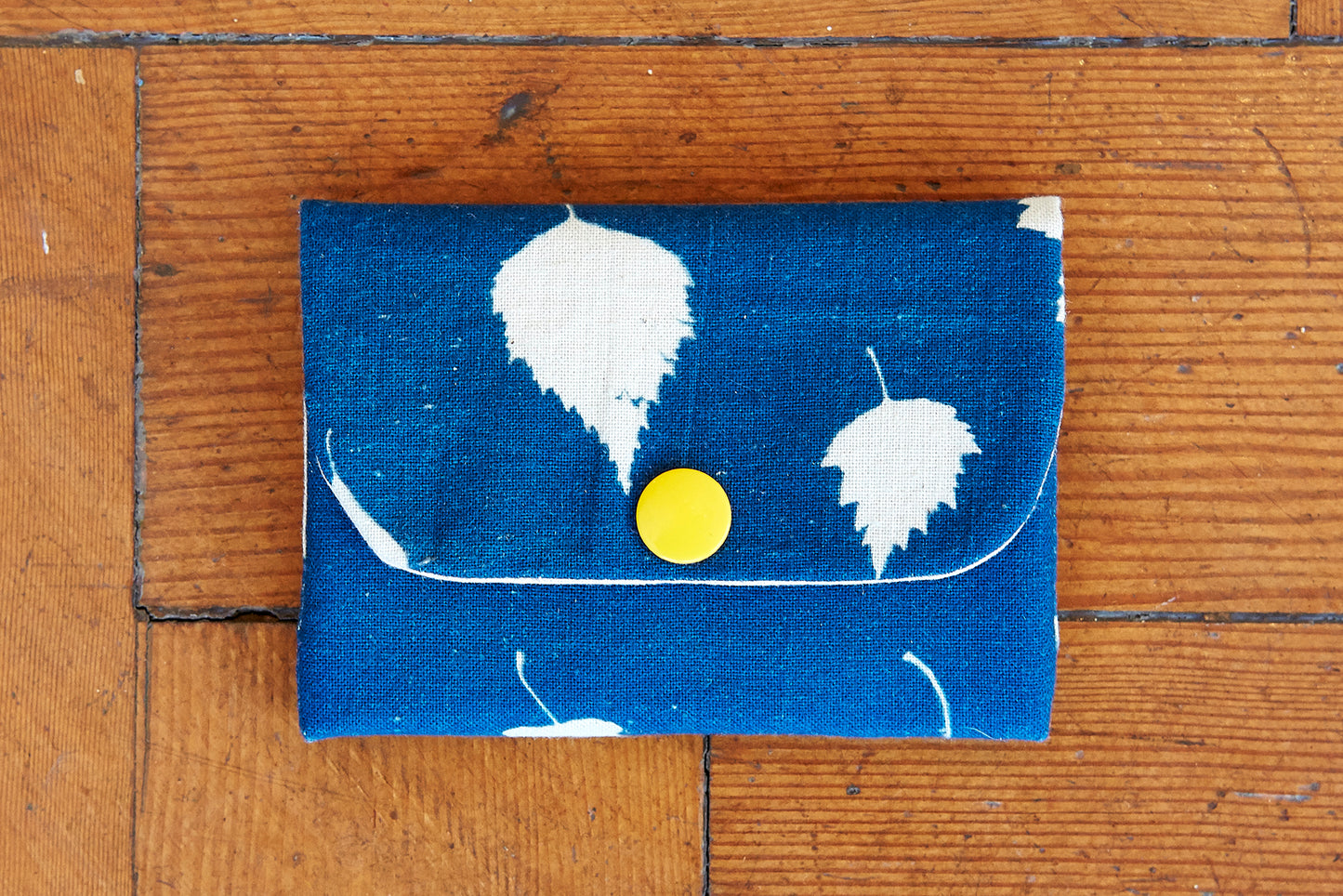 Handmade Cyanotype Card Wallet - Ed Watts Studio