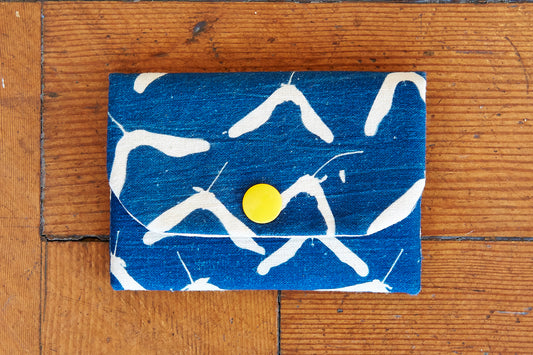 Handmade Cyanotype Card Wallet - Ed Watts Studio