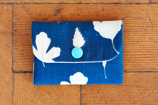 Handmade Cyanotype Card Wallet - Ed Watts Studio