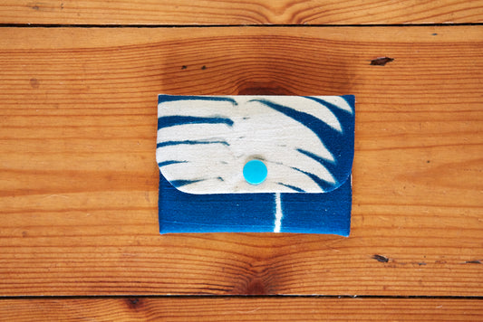 Handmade Cyanotype Card Wallet - Ed Watts Studio