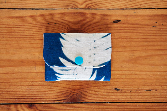Handmade Cyanotype Card Wallet - Ed Watts Studio