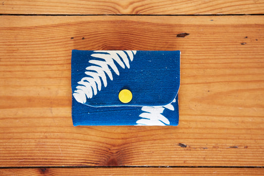 Handmade Cyanotype Card Wallet - Ed Watts Studio