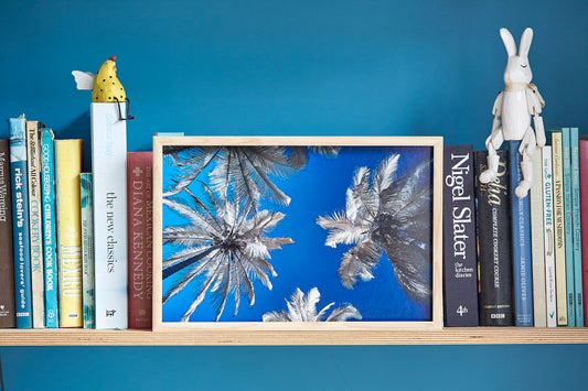 'Palm Leaves' Framed Print